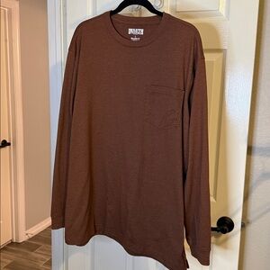 Duluth Trading Men's Longtail T Relaxed Fit Long Sleeve Pocket Crew